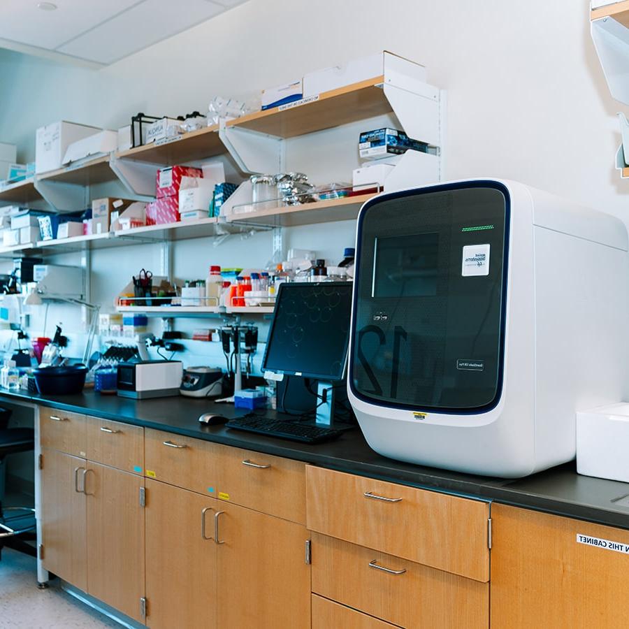 Research equipment at UMass Boston